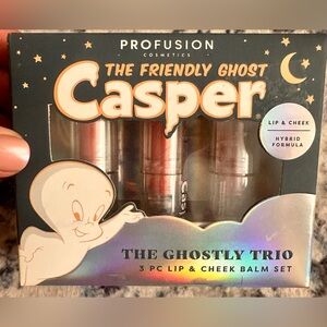 Profusion Cosmetics - Casper - The Ghostly Trio - 3 pc Lip & Cheek Balm Set NWT
